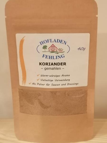 Koriander - gemahlen - 40 g