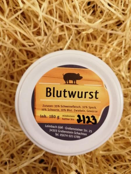 Blutwurst im Glas